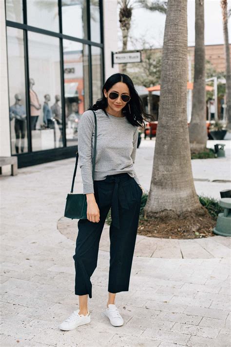 dress pants with sneakers women.